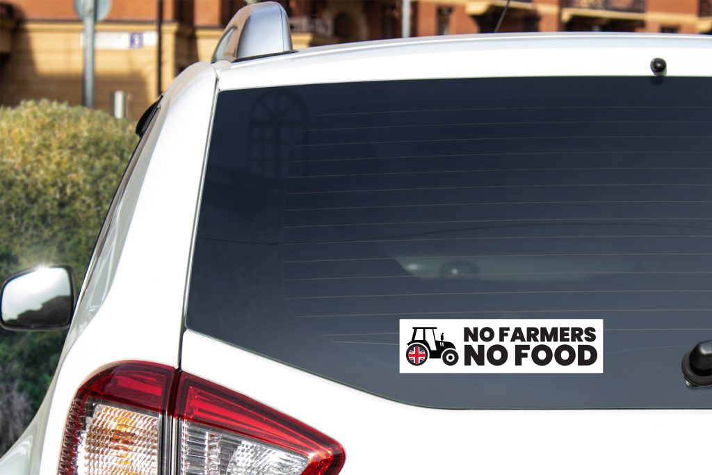 No Farmers No Food - Bumper Sticker