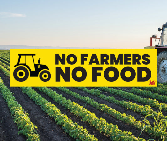 No Farmers No Food - Mesh Banners